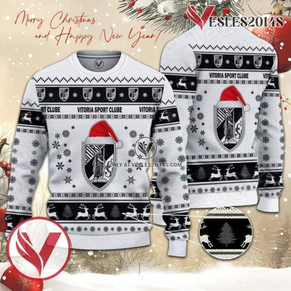 Vitória Sport Clube Sport Ugly Christmas Sweater, Unique Gifts For Fans - Vesles2014aS 1