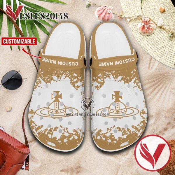 Vivienne Westwood Logo Crocs Shoes For Men And Women, Unique Clogs Shoes For Fans - Vesles2014S 1