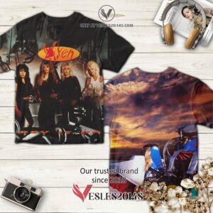 Vixen Band Rev It Up Album 3D T-Shirt, Unique Gifts For Music Lovers - Vesles2014S