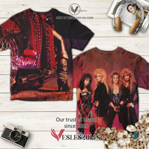 Vixen Band Vixba Album 3D T-Shirt, Unique Gifts For Music Lovers - Vesles2014S