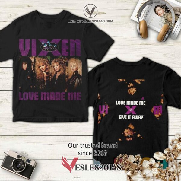 Vixen Love Made Me Album 3D T-Shirt, Unique Gifts For Music Lovers - Vesles2014S