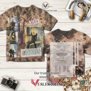 Vixen Not A Minute too Soon Album 3D T-Shirt, Unique Gifts For Music Lovers - Vesles2014S