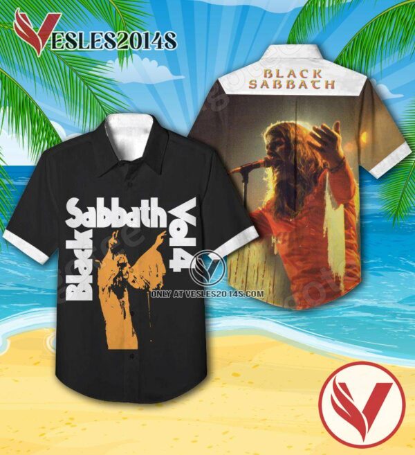Vol. 4 Album By Black Sabbath Hawaiian Shirt, Unique Gifts For Music Lovers - Vesles2014S