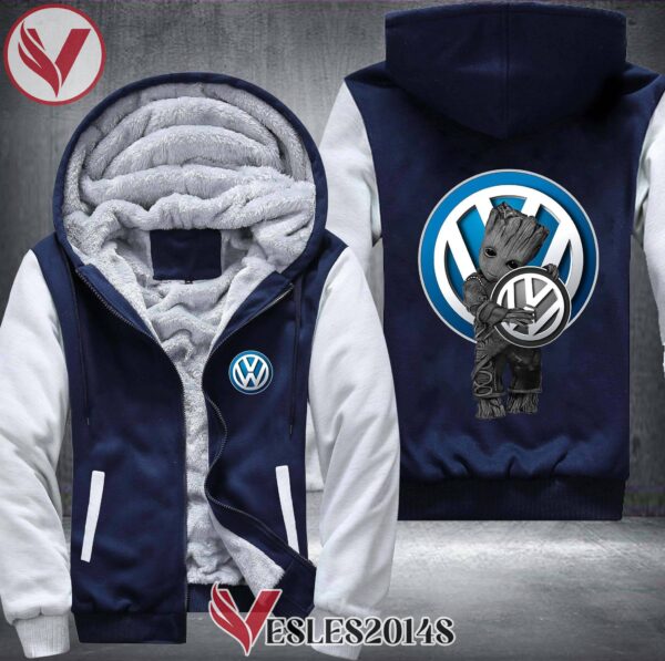 Volkswagen Groot Fleece Hoodie Jacket, Unique Gifts For Car Lovers - Vesles2014S 1