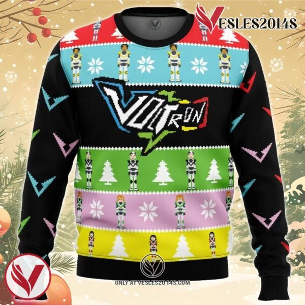 Voltron Ugly Christmas Sweater, Unique Christmas Gift For Fans - Vesles2014S