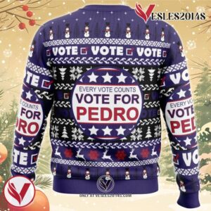 Vote for Pedro Napoleon Dynamite Ugly Christmas Sweater, Unique Christmas Gift For Fans - Vesles2014S 1