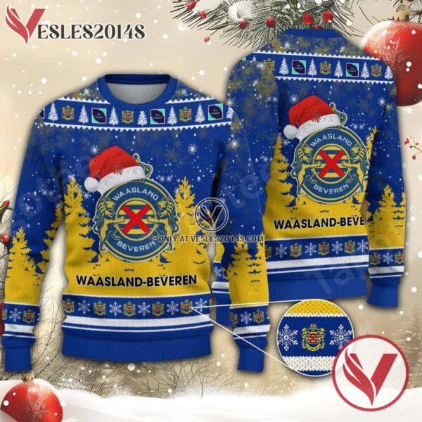 Waasland-Beveren Sport Ugly Christmas Sweater, Unique Gifts For Fans - Vesles2014aS 1