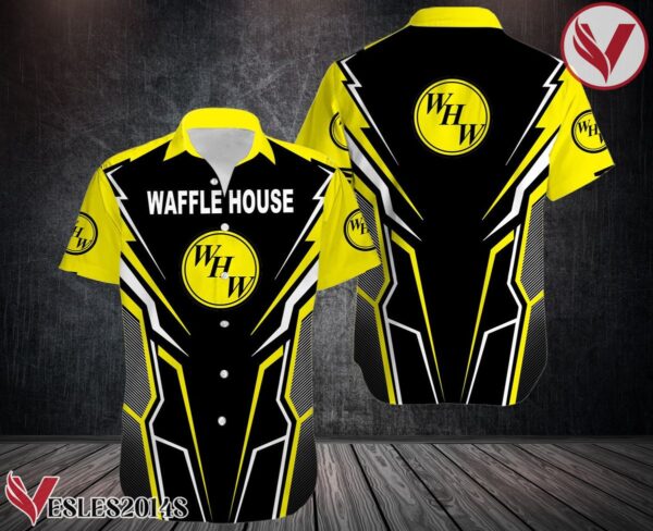 Waffle House Uniform AlPrint Apparel Hawaiian Hoodie Shirt Uniform Custom Hoodie - Vesles2014S