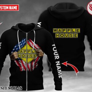 Waffle House Uniform Custom Hoodie - Vesles2014S 1