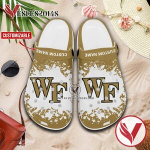 Wake Forest Logo Custom Crocs Shoes For Men And Women, Unique Clogs Shoes For Fans - Vesles2014S 1