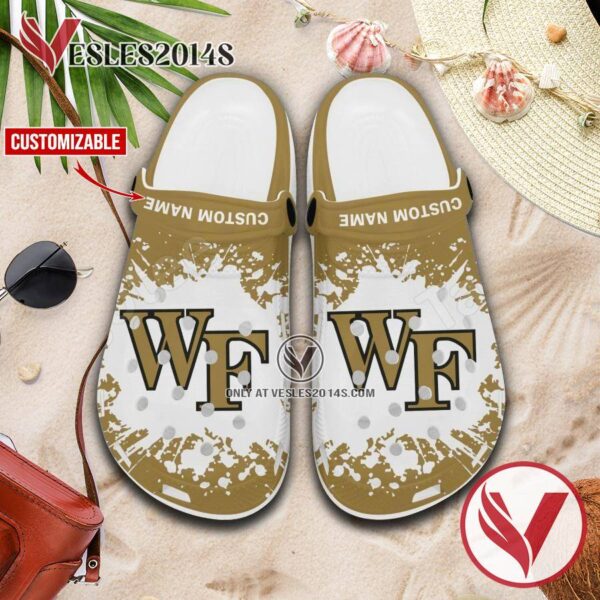 Wake Forest Logo Custom Crocs Shoes For Men And Women, Unique Clogs Shoes For Fans - Vesles2014S 1