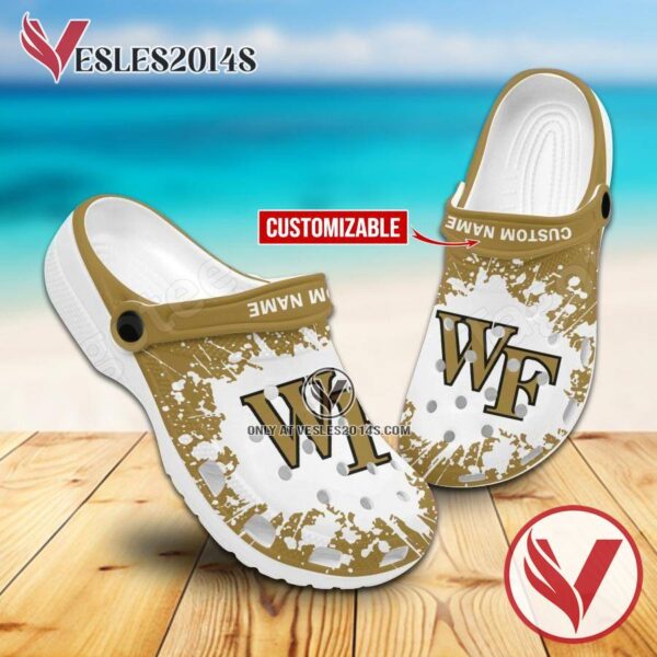 Wake Forest Logo Custom Crocs Shoes For Men And Women, Unique Clogs Shoes For Fans - Vesles2014S