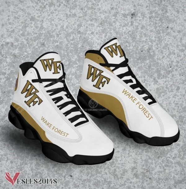 Wake Forest NCAA Logo Air Jordan 13 Shoes, Best Sneaker Gifts For Fans - Vesles2014s 1
