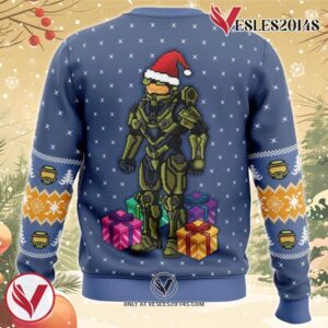 Wake Me When You Need Presents Halo Ugly Christmas Sweater, Unique Christmas Gift For Fans - Vesles2014S 3