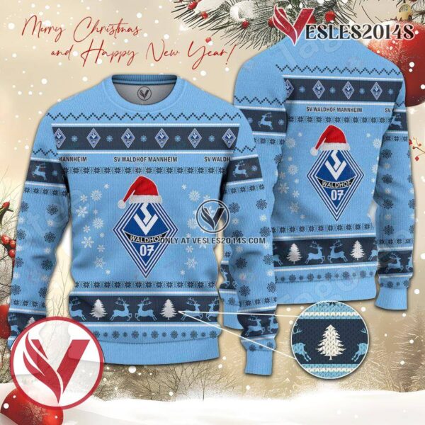 Waldhof Mannheim Sport Ugly Christmas Sweater, Unique Gifts For Fans - Vesles2014aS 1