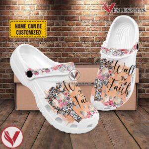 Walk By Faith Customized Crocs Crocband Clogs Shoes Comfortable For Men Women and Kids Gift For Jesus Lovers, Unique Gift From  Vesles2014S