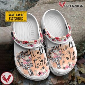 Walk By Faith Customized Crocs Crocband Clogs Shoes Comfortable For Men Women and Kids Gift For Jesus Lovers, Unique Gift From  Vesles2014S 4