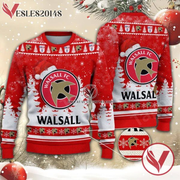 Walsall FC Sport Ugly Christmas Sweater, Unique Gifts For Fans - Vesles2014aS 1