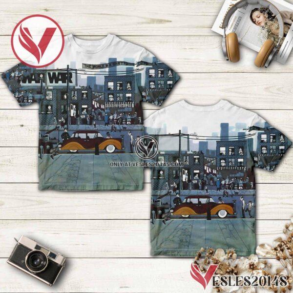 War The World Is A Ghetto Album Cover Shirt, Unique Gifts For Music Lovers - Vesles2014S