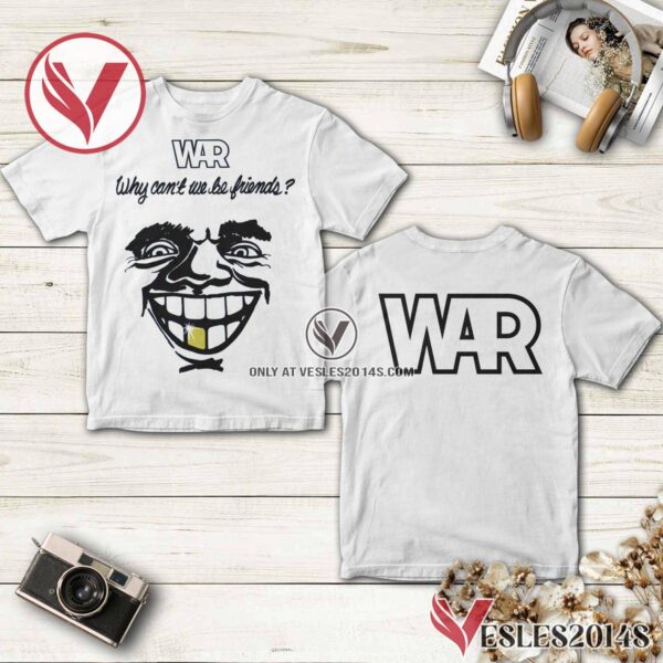 War Why Cant We Be Friends Album Cover Shirt, Unique Gifts For Music Lovers - Vesles2014S