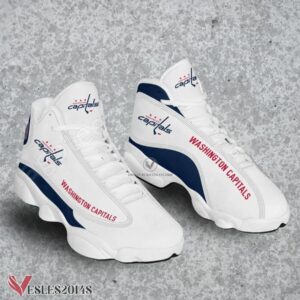 Washington Capitals Logo Air Jordan 13 Shoes, Best Sneaker Gifts For Fans - Vesles2014s