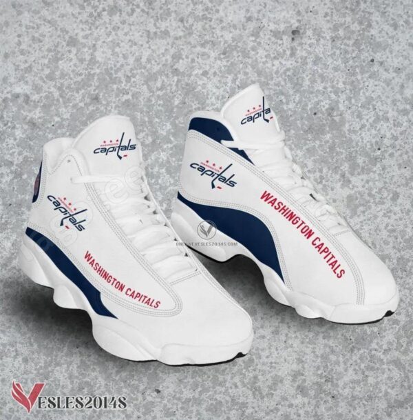Washington Capitals Logo Air Jordan 13 Shoes, Best Sneaker Gifts For Fans - Vesles2014s