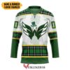 Washington Capitals St Patrick Day Personalized Custom Hockey Jersey, Trending Gifts For Fans - Vesles2014s