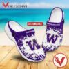 Washington Huskies Logo Custom Crocs Shoes For Men And Women, Unique Clogs Shoes For Fans - Vesles2014S