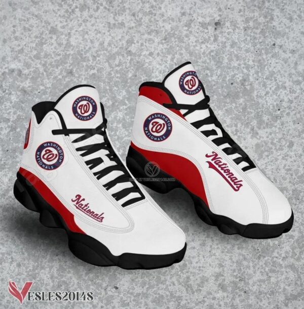 Washington Nationals Logo Air Jordan 13 Shoes, Best Sneaker Gifts For Fans - Vesles2014s 1