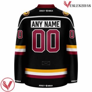 Washington Redskins Black Hockey Jersey - 1983 Throwback - Vesles2014S 3
