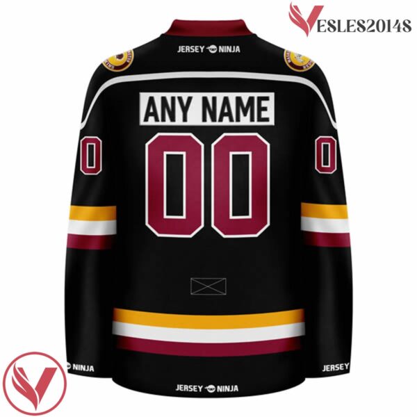 Washington Redskins Black Hockey Jersey - 1983 Throwback - Vesles2014S 3