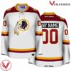 Washington Redskins White Hockey Jersey - 1983 Throwback - Vesles2014S