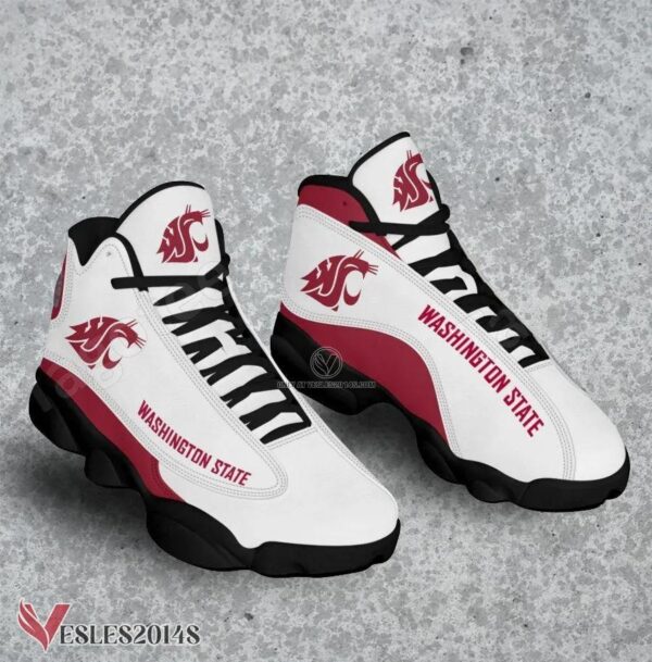 Washington State NCAA Logo Air Jordan 13 Shoes, Best Sneaker Gifts For Fans - Vesles2014s 1