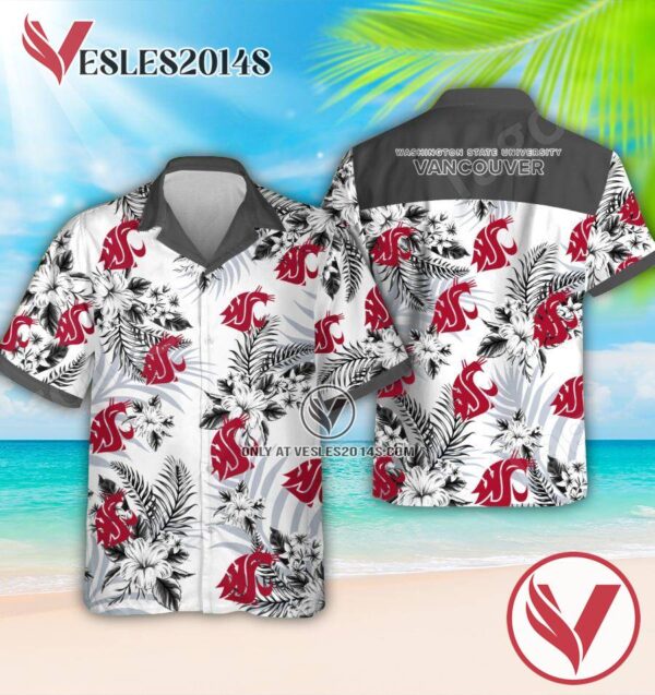 Washington State University-Vancouver Short Sleeve Shirt, Summer Shorts, Perfect Gifts Idea In Holiday - Vesles2014S