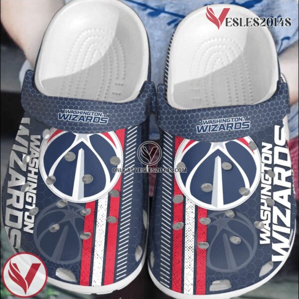 Washington Wizards Basketball Clogs Crocband Comfortable Crocs Shoes For Men Women, Unique Gift From  Vesles2014S