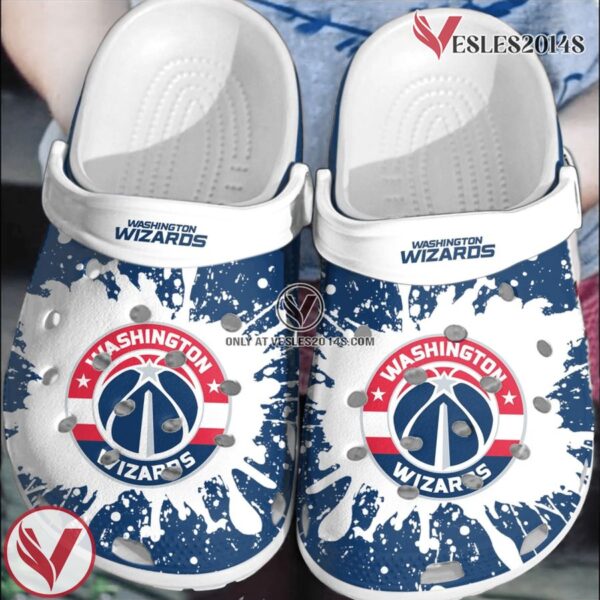 Washington Wizards Basketball Clogs Crocband Crocs Comfortable Shoes For Men Women, Unique Gift From  Vesles2014S