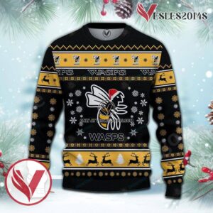 Wasps RFC Sport Ugly Christmas Sweater, Unique Gifts For Fans - Vesles2014aS ycU 2