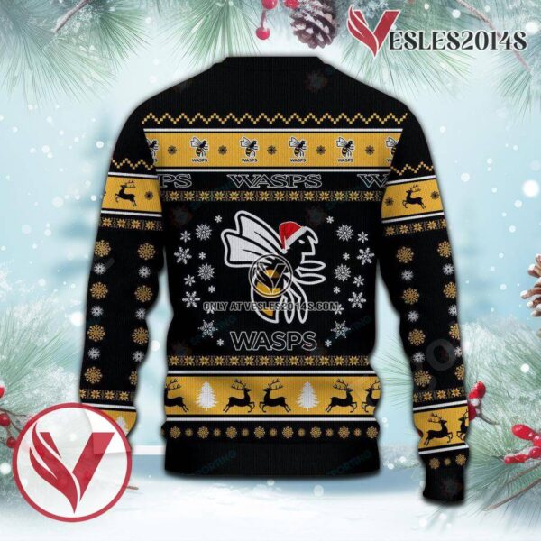 Wasps RFC Sport Ugly Christmas Sweater, Unique Gifts For Fans - Vesles2014aS ycU 3