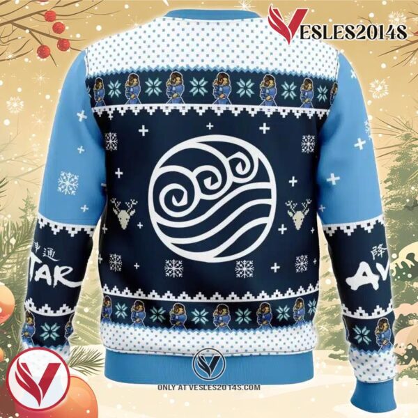 Waterbenders Water Tribe Avatar Ugly Christmas Sweater, Unique Christmas Gift For Fans - Vesles2014S 1