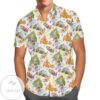 Watercolor Disney Parks Trains And Drops For men And Women Graphic Print Short Sleeve Hawaiian Casual Shirt Vesles2014S