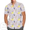 Watercolor Princess Snow White Disney For men And Women Graphic Print Short Sleeve Hawaiian Casual Shirt Vesles2014S