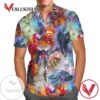 Watercolor Villains For men And Women Graphic Print Short Sleeve Hawaiian Casual Shirt Vesles2014S