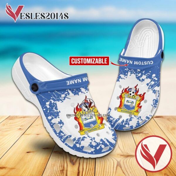 Waterhouse FC Custom Name Crocs Shoes For Men And Women, Unique Clogs Shoes For Fans - Vesles2014S