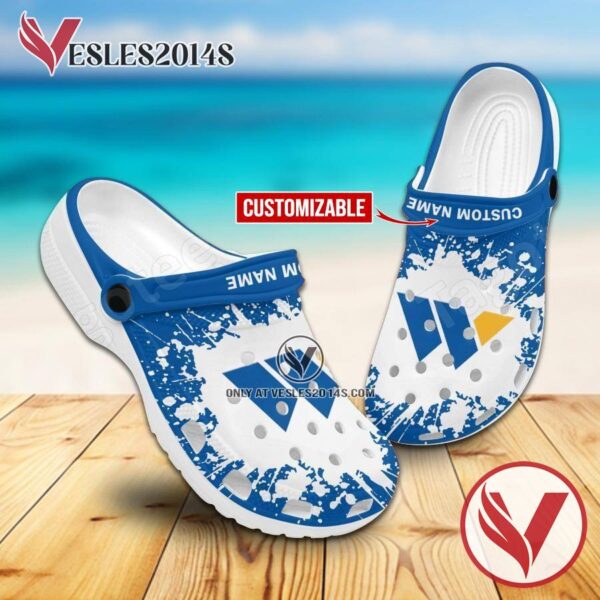 Wayne Community College Logo Crocs Shoes For Men And Women, Unique Clogs Shoes For Fans - Vesles2014S