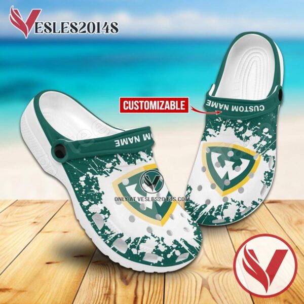 Wayne State University Custom Crocs Clogs, Unique Footwear For Fans