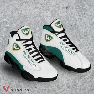 Wayne State University Logo Air Jordan 13 Shoes, Best Sneaker Gifts For Fans - Vesles2014s