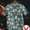 We Bare Bear Blue Abstract Hawaiian Shirt, Unique Gifts For Friends - Vesles2014S 1