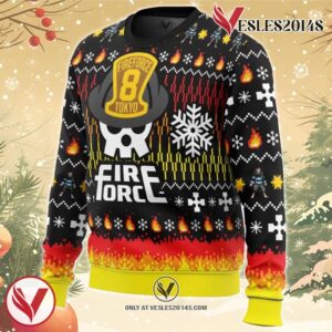 We Didn’t Start the Fire this Christmas Fire Force Ugly Christmas Sweater, Unique Christmas Gift For Fans - Vesles2014S 1