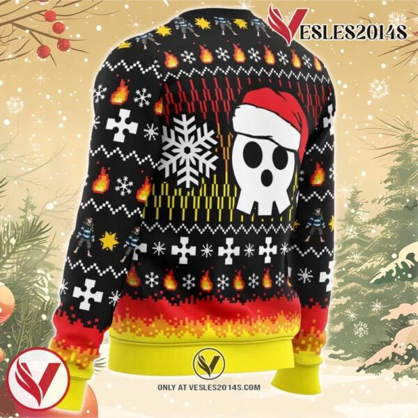 We Didn’t Start the Fire this Christmas Fire Force Ugly Christmas Sweater, Unique Christmas Gift For Fans - Vesles2014S 2