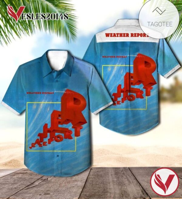 Weather Report 1982 Album Cover Hawaiian Shirt, Best Gift For Music Lovers Vesles2014S
